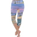 Vacation Island Sunset Sunrise Capri Yoga Leggings View4