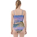 Vacation Island Sunset Sunrise Cut Out Top Tankini Set View2