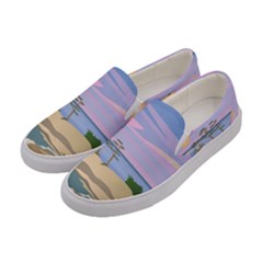 Vacation Island Sunset Sunrise Women s Canvas Slip Ons by Salman4z