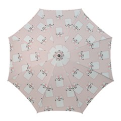 Pattern Pink Cute Sweet Fur Cats Golf Umbrellas