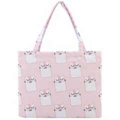 Pattern Pink Cute Sweet Fur Cats Mini Tote Bag