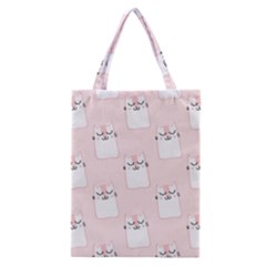 Pattern Pink Cute Sweet Fur Cats Classic Tote Bag