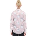 Pattern Pink Cute Sweet Fur Cats Womens Long Sleeve Shirt View2