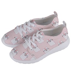 Pattern Pink Cute Sweet Fur Cats Women s Lightweight Sports Shoes