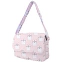 Pattern Pink Cute Sweet Fur Cats Courier Bag View2