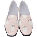 Pattern Pink Cute Sweet Fur Cats Women s Classic Loafer Heels View1