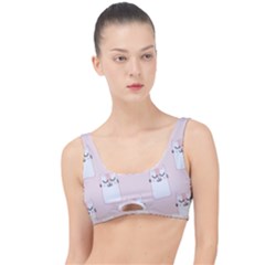 Pattern Pink Cute Sweet Fur Cats The Little Details Bikini Top