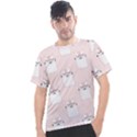 Pattern Pink Cute Sweet Fur Cats Men s Sport Top View1