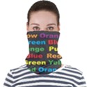 Red Yellow Blue Green Purple Face Seamless Bandana (Adult) View1