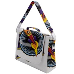 Rocket Space Clipart Illustrator Box Up Messenger Bag by Salman4z