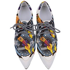 Rocket Space Clipart Illustrator Pointed Oxford Shoes by Salman4z