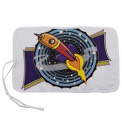 Rocket Space Clipart Illustrator Pen Storage Case (m) by Salman4z