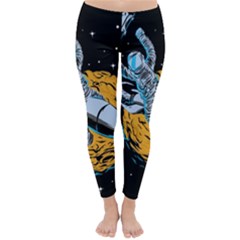 Astronaut Planet Space Science Classic Winter Leggings by Salman4z