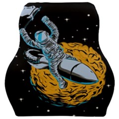 Astronaut Planet Space Science Car Seat Velour Cushion  by Salman4z