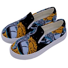 Astronaut Planet Space Science Kids  Canvas Slip Ons by Salman4z