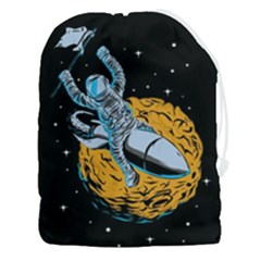 Astronaut Planet Space Science Drawstring Pouch (3xl) by Salman4z