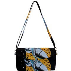 Astronaut Planet Space Science Removable Strap Clutch Bag by Salman4z