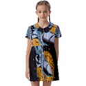 Astronaut Planet Space Science Kids  Asymmetric Collar Dress View1