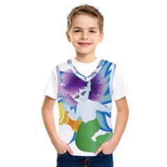 Mermaid Fantasy Undersea Merman Kids  Basketball Tank Top by Salman4z