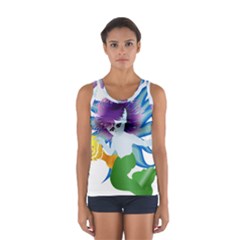 Mermaid Fantasy Undersea Merman Sport Tank Top  by Salman4z