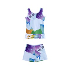 Mermaid Fantasy Undersea Merman Kids  Boyleg Swimsuit by Salman4z