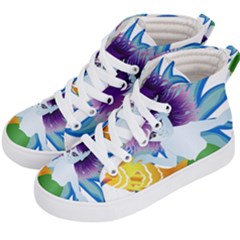 Mermaid Fantasy Undersea Merman Kids  Hi-top Skate Sneakers by Salman4z