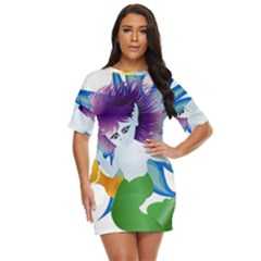 Mermaid Fantasy Undersea Merman Just Threw It On Dress by Salman4z