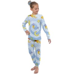 Science Fiction Outer Space Kids  Long Sleeve Set  by Salman4z