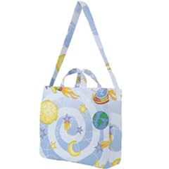 Science Fiction Outer Space Square Shoulder Tote Bag by Salman4z