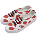 Seamless Pattern Fresh Strawberry Women s Classic Low Top Sneakers View2