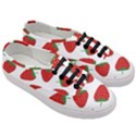 Seamless Pattern Fresh Strawberry Women s Classic Low Top Sneakers View3