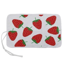 Seamless Pattern Fresh Strawberry Pen Storage Case (s) by Salman4z