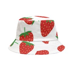 Seamless Pattern Fresh Strawberry Bucket Hat by Salman4z