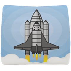 Rocket Shuttle Spaceship Science Seat Cushion by Salman4z