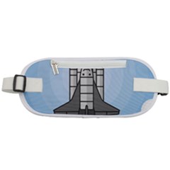 Rocket Shuttle Spaceship Science Rounded Waist Pouch by Salman4z