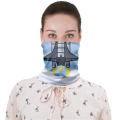 Rocket Shuttle Spaceship Science Face Covering Bandana (adult) by Salman4z