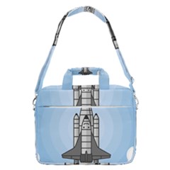 Rocket Shuttle Spaceship Science Macbook Pro 16  Shoulder Laptop Bag by Salman4z