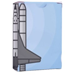 Rocket Shuttle Spaceship Science Playing Cards Single Design (rectangle) With Custom Box