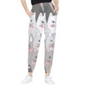 Cute Cats Seamless Pattern Women s Tapered Pants View1