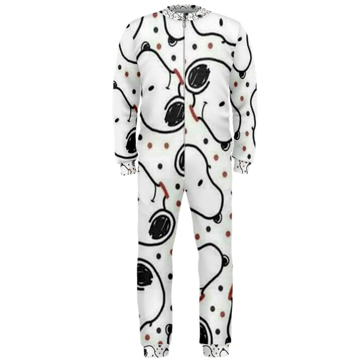 Dog Pattern OnePiece Jumpsuit (Men)