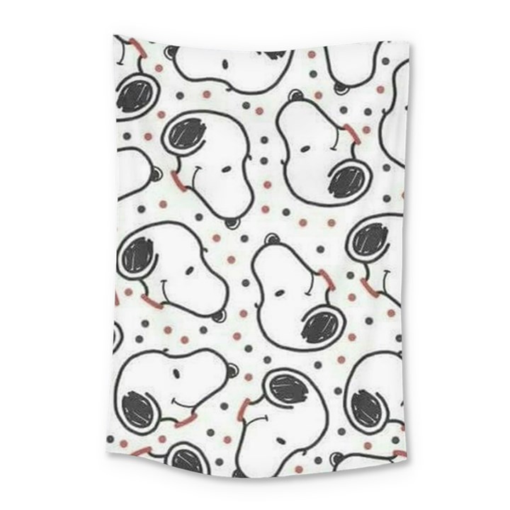 Dog Pattern Small Tapestry