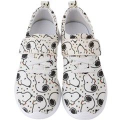 Dog Pattern Men s Velcro Strap Shoes by Salman4z