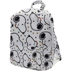 Dog Pattern Zip Up Backpack by Salman4z