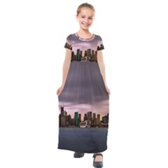 Sydney Australia Travel Oceania Kids  Short Sleeve Maxi Dress by Salman4z