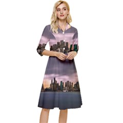 Sydney Australia Travel Oceania Classy Knee Length Dress