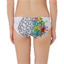 Brain Mind Psychology Idea Drawing Classic Bikini Bottoms View2