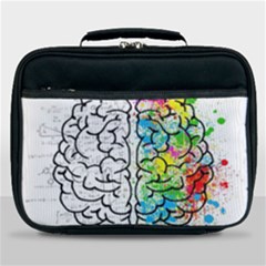 Brain Mind Psychology Idea Drawing Lunch Bag by Salman4z