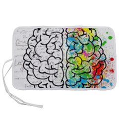 Brain Mind Psychology Idea Drawing Pen Storage Case (m) by Salman4z