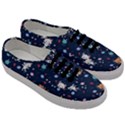 Cute Astronaut Cat With Star Galaxy Elements Seamless Pattern Men s Classic Low Top Sneakers View3