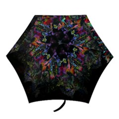 Grunge Paint Splatter Splash Ink Mini Folding Umbrellas by Salman4z